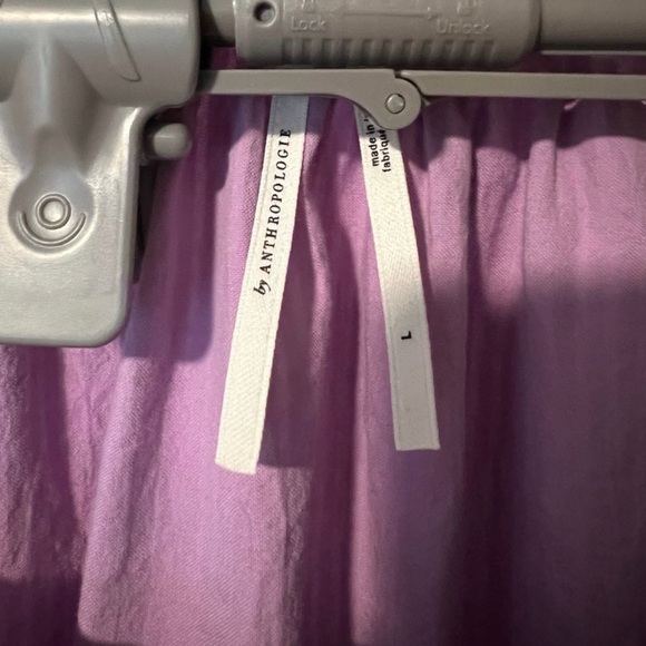 Anthropologie Lilac Puff Sleeve Mini Dress - Picture 4 of 5